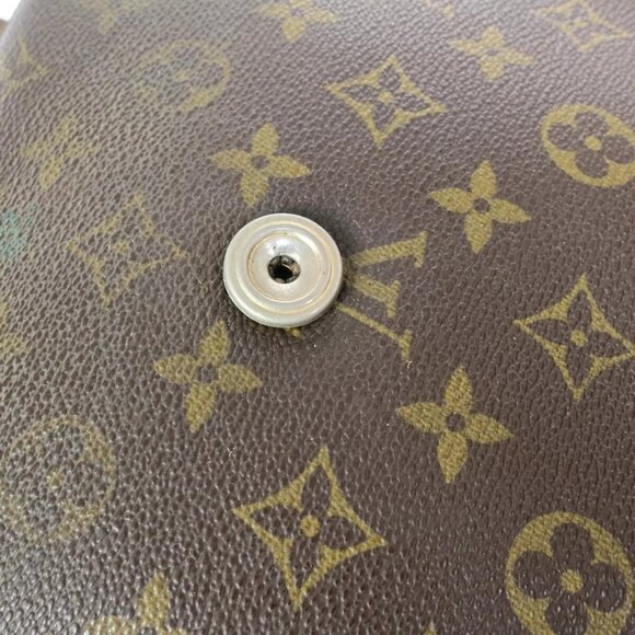 LOUIS VUITTON Saint Cloud GM Shoulder Bag Monogram Leather Brown - Picture 15 of 16